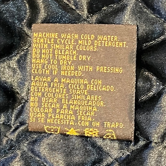 Weather Tamer Men's Faux Suede Black Jacket with Brown Collar Size XL - Picture 7 of 7